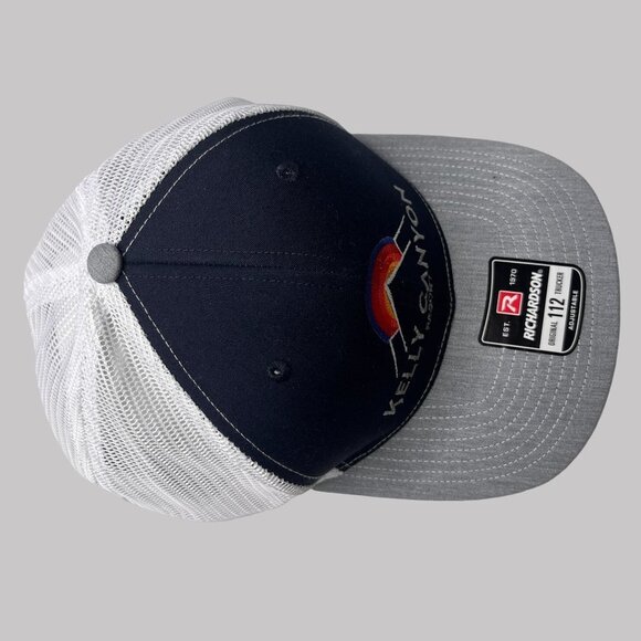Kelly Resort Embroidered Hat Snap Navy Gray White Trucker Mesh Dads Cap Mens - Picture 6 of 8